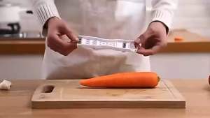 มีดปอกผลไม้ ที่ขูดมะละกอ เครื่องตัดผักเอนกประสงค์ แบบหนา 5in1 veggie chopper