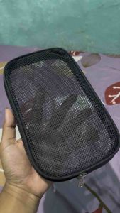 Pouch Travel Organizwr Jaring Kosmetik Transparan multifungsi