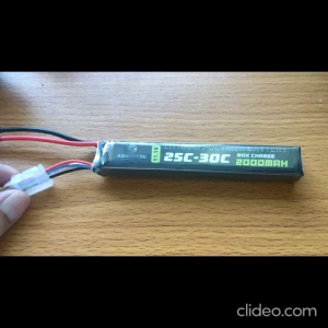 11.1 Volts 25-30c 25-35c 2000Mah Advanced Armament Lithuim Polymer Battery version 4 improved