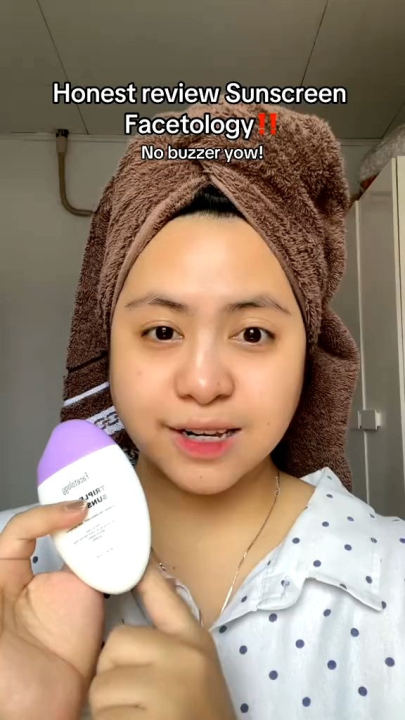 facetology original ada logo matahari, triple care sunscreen spf 40PA40+++