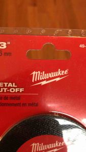 Milwaukee 3 in. Metal Cut Off Wheel (3-Pack)