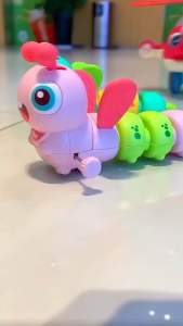 Đồ chơi con sâu vặn cót nhiều màu sắc dễ thương lắc đuôi ngộ nghĩnh. Đồ chơi giáo dục đầu đời cho bé quà tặng dễ thương