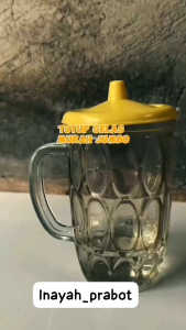 Tutup Gelas Teh/Kopi Warna Warni 8cm Harga Perpcs