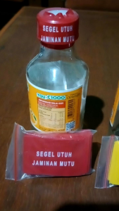 SEGEL PLASTIK SRING TUTUP BOTOL UC1000 MARJAN AQUA DSJ 1pack