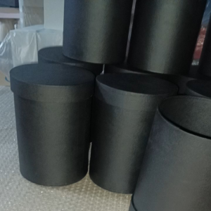 White Stacked Storage Containers Round Box Hard Box Flower Box 5x6 Inches for Crafts and Gifts
