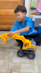 รถแมคโคร# รถของเล่น#ของเล่นรถทำทาง#ของเล่น#รถก่อสร้าง