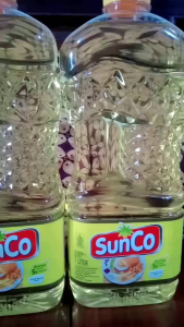 Minyak sunco kemasan botol 1 liter