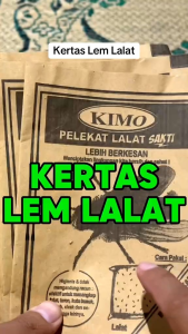 (1 PAX ISI 10PCS) LEM PERANGKAT LALAT / SERANGGA / CICAK / KECOA MODEL PAPAN KERTAS SEKALI PAKAI