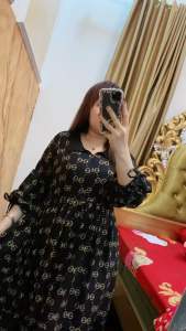 Dress Sultan SBR Cantik Riyacollection Rayon Casual Mewah