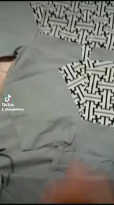 Baju Koko Couple ayah & anak batik falkon lengan pendek Matt katun