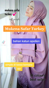 Mukena Dalanova Safar Turkey Mukena Traveling Bahan Adem dan Nyaman