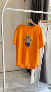 ●ECLAIRE● 043 Tshirt Kaos Katun Lengan Pendek Shortsleeves Korea Kasual Casual Santai Liburan Lucu Unik Labubu Import biz