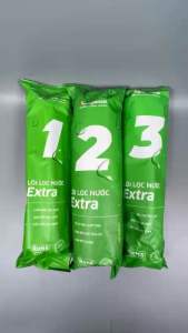 Bộ 3 Lõi Lọc Nước 123 Kangaroo Extra mẫu mới nhất