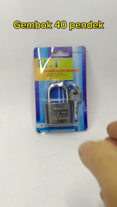 Kunci Gembok ukuran 40 pendek merk MT bangkol cantol kunci cod