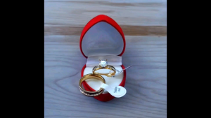 Cincin Couple Titanium Aksesoris Perhiasan Permata Zircon Antikarat Free Kotak