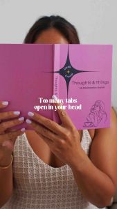 Badass Guided Journal - Dark blue cover with beautiful badass lady yellow design - For writing and reflection - Great as gift - Christmas stocking filler . High Quality with gold foil finish - 80 pages