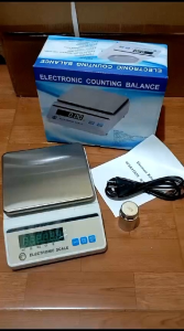 (TJ) 1kg/1000gr 0.01g timbangan digiital emas laboratory balance 0.01g 1 kg