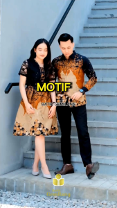 Baju Couple Batik Mewah dan Baju Pesta Batik Wanita
