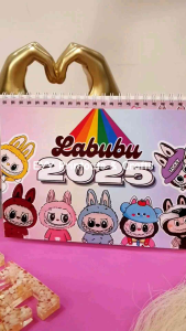 Labubu The Monster Desk Character Calendar 2025 - For office