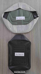 Combo Áo Yên Trước Sau Cub 92 81 Xám Form Zin Hàng Đẹp Loại 1 . Lưu Ý Ra Thợ Bấm Ghim . Da Yên Thái Dầy Mịn NK Vvv...Zvx