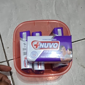 sabun batang NUVO isi 4pc free box cantik