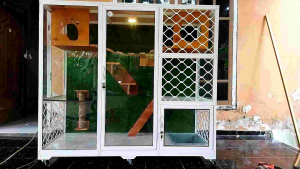 Kandang Kucing Aluminium Premium Ukuran 140x60x120