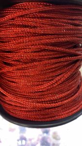 1m dây cáp đỏ đen làm vòng handmade làm 56 vòng tay