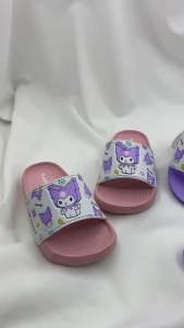 [Y72S] รองเท้าแตะสวม เด็ก แบรนด์วัยรุ่น Y-ROON ลายคุโรมิ KUROMI รองเท้าเด็ก แตะแฟชั่น (พร้อมส่ง มีเก็บปลายทาง)