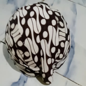 blangkon batik Jogja jebeh putih random