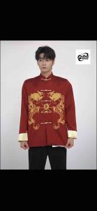 【Ready Stock🇲🇾】MAN Tang suit Chinese Traditional Man Shirt男刺绣唐装 samfu men men clothing traditional shirt - 239