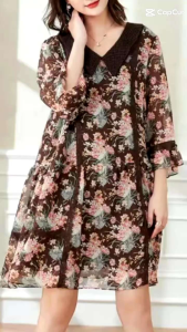 TM 1999 Dress Caroline floral mini import
