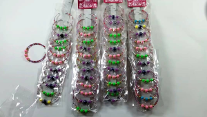 36pcs mainan gelang ulir mute gelang baja gelang kawat mute