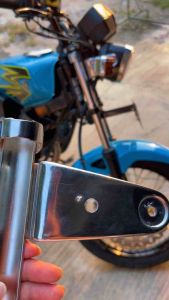 Breket dudukan pangkon lampu depan Yamaha RX King