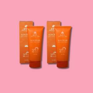 [CHÍNH HÃNG] 2 Kem chống nắng vật lý + SRM MH Beauty Spa Kem chống nắng dưỡng ẩm dưỡng trắng kiềm dầu SUNCREAM 100ml