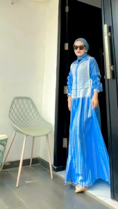 Long Maxi Salurina Vest Brukat