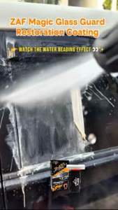 ZAF MAGIC Glass Guard Restoration Coating | Acid Rain & Oil Film Remover | FREE Microfiber Towel