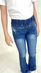 Celana Cutbray Jeans Anak Perempuan Usia 4 Sampai 13 Tahun