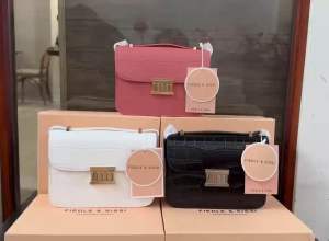 Túi Xách Slssi Da Cá Sấu Bóng [Fullbox] Size 20.5cm (Auth Tuồn)