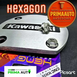 BAUT COVER TUTUP BAK MAGNET BLOK KOPLING NINJA R RR SS KIS ZX 150