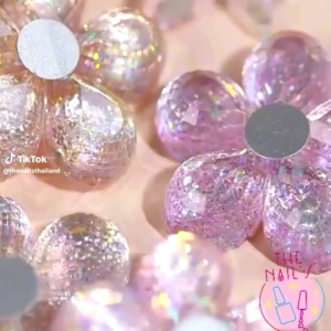 🌟 แท่นดอกไม้หัดทำเล็บ/หัดทาสี/โชว์เล็บ - 🦄 🌟