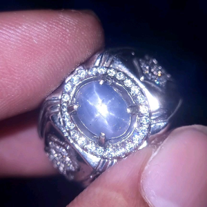 Natural batu blue safir ceylon star srilanka sapphire no treatment