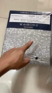 Bộ 3 mon chăn ga cotton lạnh vải N coton xuất Nhật Takara