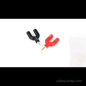 Audio Splitter Jack 3.5mm to dual female U 2in1 audio dan audio