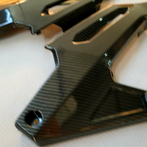 Cover tutup pijakan body samping AVD 150 karbon wtp asli carbon ZORO