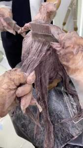 ครีมย้อมผม SENPOM สีเทาประกายม่วง 9/16 เม็ดสีแน่น ย้อมออกมาสีไม่เพี้ยนย้อมสีไหนได้สีนั้น ราคาส่งขนาด 100 ml