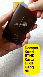 HC MERK15 | Elegan Dompet STNK Gantungan Dompet Kunci Kartu Mobil Motor
