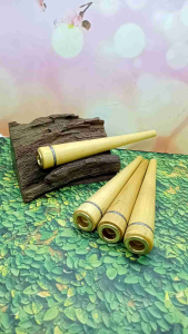 padutan once pipa kayu kemuning gading model kerucut 9 cm B163