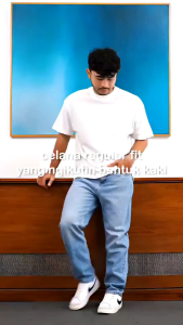 Celana Jeans Panjang Pria Reguler Bahan Denim Premium