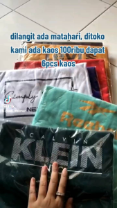 Kaos Harian Keren 100ribu Dapat 6pcs