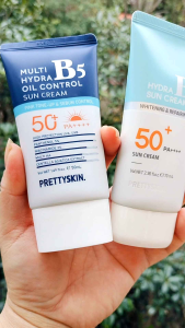 Kem chống nắng Pretty skin nâng tone kiềm dầu phục hồi làm dịu da